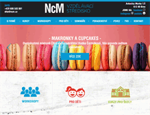 Tablet Screenshot of ncm.cz